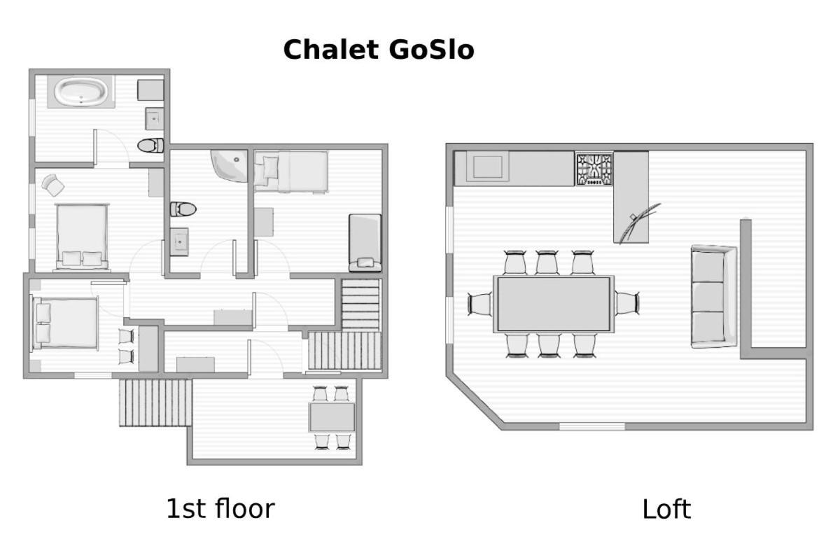 Chalet Goslo Srpenica ภายนอก รูปภาพ